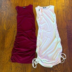 Bodicon set midi dresses scrunch set new